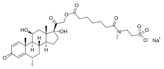 <span class="mw-page-title-main">Methylprednisolone suleptanate</span> Chemical compound