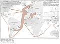 Minard’s map of French wine exports for 1864