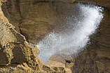 Blowhole at the Pancake Rocks in New Zealand