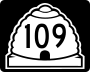 State Route 109 marker