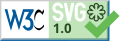 W3C SVG logos 1) based on Valid SVG 1.1 (green)