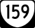 State Route 159 marker