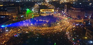 <span class="mw-page-title-main">2019–2021 Iraqi protests</span> Protests in Iraq that led to Prime Minister Adil Abdul-Mahdis resignation