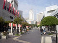 View down Astronaut Ellison S. Onizuka St.