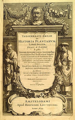 <i>Historia Plantarum</i> (Theophrastus) Botany book by Theophrastus