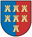 The historical coat of arms of the Transylvanian Saxons[g]