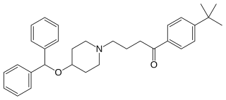 <span class="mw-page-title-main">Ebastine</span> Antihistamine drug