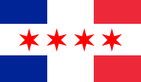 Flag of Alliance-Francaise de Chicago students.svg