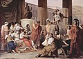 Image 39 Odysseus Overcome by Demodocus' Song, by Francesco Hayez, 1813–1815 (from Myth)