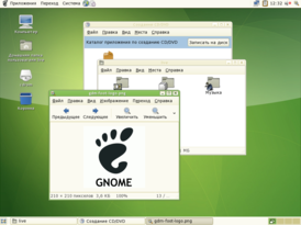 Скриншот программы gnome-panel