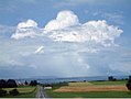 Nubes tempestatis apud lacum Bodamicum