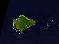 Satellite image of the Inaccessible island.