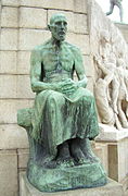 El Anciano, en el Monumento al Trabajo (1890-1905), de Constantin Meunier, Bruselas.