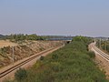 Un TGV en el empalme de Courtalain.