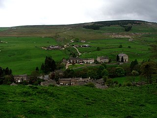 <span class="mw-page-title-main">Langthwaite</span> Village in North Yorkshire, England