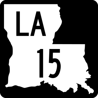 <span class="mw-page-title-main">Louisiana Highway 15</span> State highway in Louisiana, United States