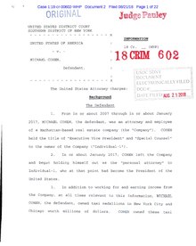 Michael Cohen charging documents Michael-Cohen-Charging-Documents.pdf