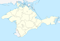 Феодосија на карти Крима