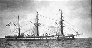 Russian ironclad <i>Petropavlovsk</i> Armored frigate in the Russian Navy during the late 19c