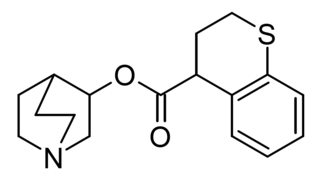 <span class="mw-page-title-main">3-Quinuclidinyl thiochromane-4-carboxylate</span> Chemical compound