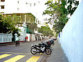 "a typical road in malé"