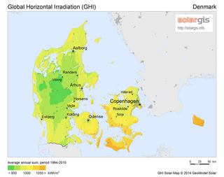 <span class="mw-page-title-main">Solar power in Denmark</span>