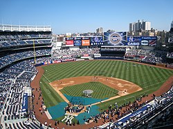 Domácí stadion Yankees v Bronxu