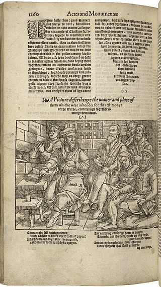 <span class="mw-page-title-main">Foxe's Book of Martyrs</span> 1563 work by English historian John Foxe