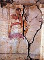 Another fresco from the Tomb of Judgment showing imagery of the afterlife