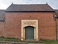 Back entrance, showing "A. Harris & Son, Pottery Works, 1873"