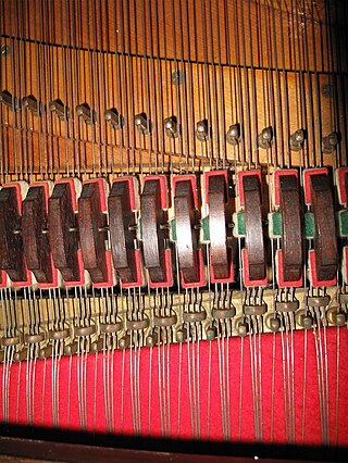 <span class="mw-page-title-main">Aliquot stringing</span> Use of additional unstruck strings in a piano to enrich the tone