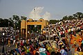 Wagah border evening ceremony