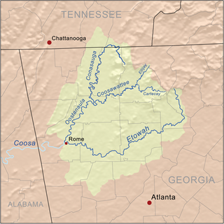 <span class="mw-page-title-main">Cartecay River</span> River Gilmer County, Georgia, United States