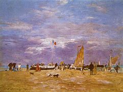 La Jetée de Deauville (1869), Paris, musée d'Orsay.