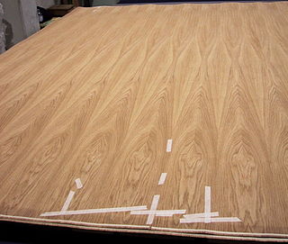 <span class="mw-page-title-main">Wood veneer</span> Thin slices of wood