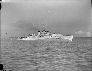 HMS <i>Avon</i> (K97) River-class frigate of the Royal Navy