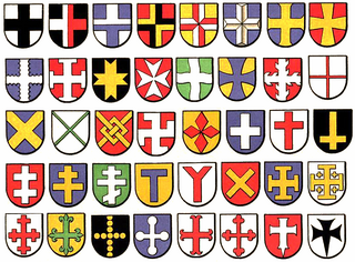 <span class="mw-page-title-main">Crosses in heraldry</span> Cross symbols used in heraldry