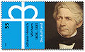 German stamp for 200 years of birth