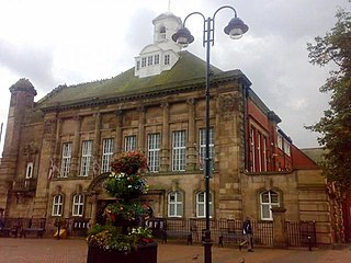 Leigh Town Hall Municipal building in Leigh, Greater Manchester, England