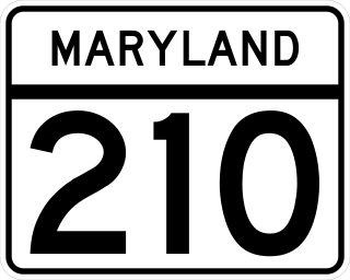 <span class="mw-page-title-main">Maryland Route 210</span> Highway in Maryland