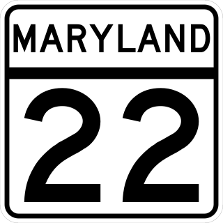 <span class="mw-page-title-main">Maryland Route 22</span> State highway in Harford County, Maryland, US