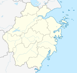 Yuhang is located in Zhejiang