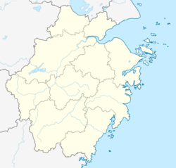 Shangyu is located in Zhejiang