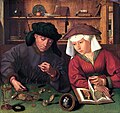 Flemish painting, The Money Changer and His Wife, Quentin Massys, 1514