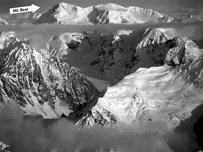 Mount Bear in the Saint Elias Mountains.