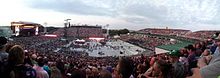 Paul McCartney performing at Mosaic Stadium in August 2013. Paul McCartney.jpg