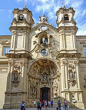 Koruko Andre Mariaren basilika, Donostian (1766) rokoko kutsua duena