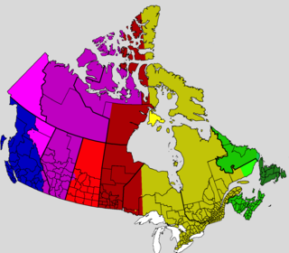 Time in Canada Time zones of Canada