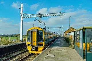 Pilning railway station Railway station near Bristol, England