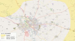 <span class="mw-page-title-main">Shirqat offensive (2016)</span> 2016 offensive against ISILs positions in Mosul and the surrounding region